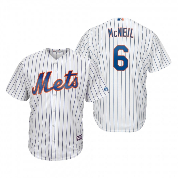 Jeff McNeil New York Mets White Cool Base Jersey