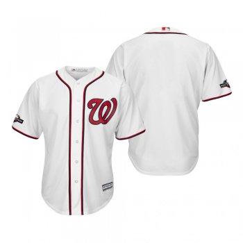 Men's Washington Nationals White 2019 Postseason Cool Base Jersey