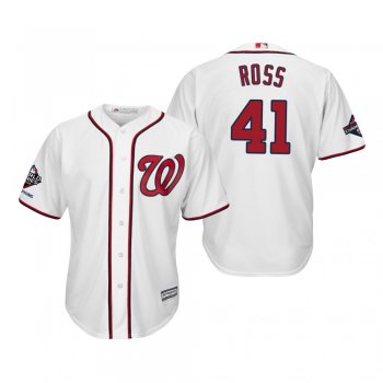 Men's Joe Ross Washington Nationals White 2019 World Series Champions Cool Base Jersey