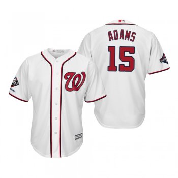 Men's Matt Adams Washington Nationals White 2019 World Series Champions Cool Base Jersey