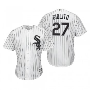 Lucas Giolito Chicago White Sox White Cool Base Jersey