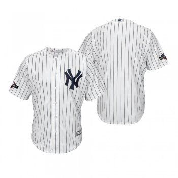 Men's New York Yankees White 2019 Postseason Cool Base Jersey