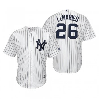 DJ LeMahieu New York Yankees White Cool Base Jersey