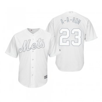 New York Mets Aaron Altherr A-A-Ron White 2019 Players' Weekend Replica Jersey