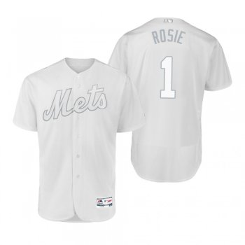 New York Mets Amed Rosario Rosie White 2019 Players' Weekend Authentic Jersey