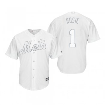 New York Mets Amed Rosario Rosie White 2019 Players' Weekend Replica Jersey