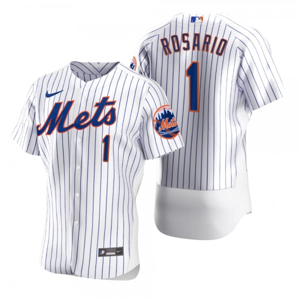 New York Mets Amed Rosario Nike White 2020 Authentic Jersey