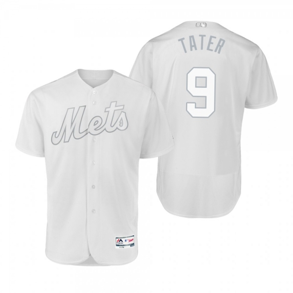 New York Mets Brandon Nimmo Tater White 2019 Players' Weekend Authentic Jersey