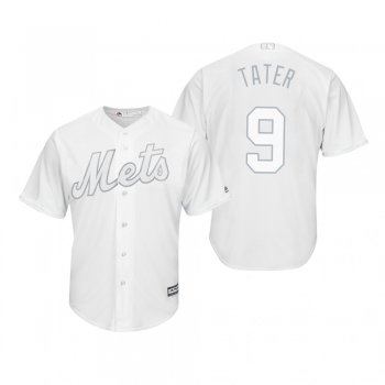 New York Mets Brandon Nimmo Tater White 2019 Players' Weekend Replica Jersey