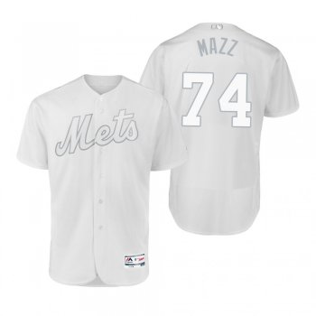 New York Mets Chris Mazza Mazz White 2019 Players' Weekend Authentic Jersey