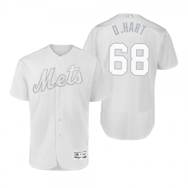 New York Mets Donnie Hart D.Hart White 2019 Players' Weekend Authentic Jersey