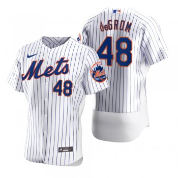 New York Mets Jacob deGrom Nike White 2020 Authentic Jersey