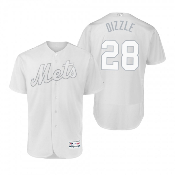 New York Mets J.D. Davis Dizzle White 2019 Players' Weekend Authentic Jersey