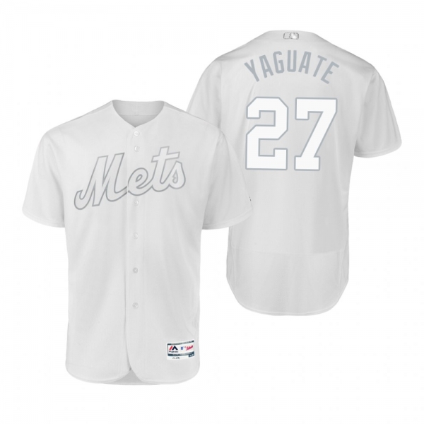 New York Mets Jeurys Familia Yaguate White 2019 Players' Weekend Authentic Jersey