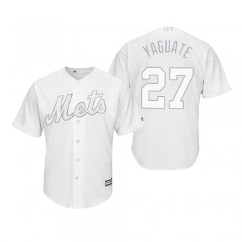 New York Mets Jeurys Familia Yaguate White 2019 Players' Weekend Replica Jersey