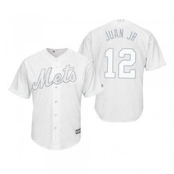 New York Mets Juan Lagares Juan Jr White 2019 Players' Weekend Replica Jersey