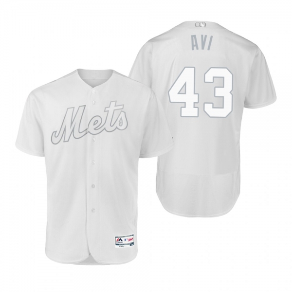 New York Mets Luis Avilan Avi White 2019 Players' Weekend Authentic Jersey