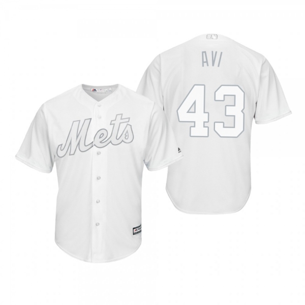 New York Mets Luis Avilan Avi White 2019 Players' Weekend Replica Jersey