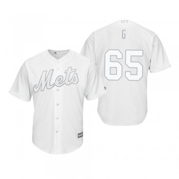 New York Mets Robert Gsellman G White 2019 Players' Weekend Replica Jersey