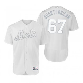 New York Mets Seth Lugo Quarterrican White 2019 Players' Weekend Authentic Jersey