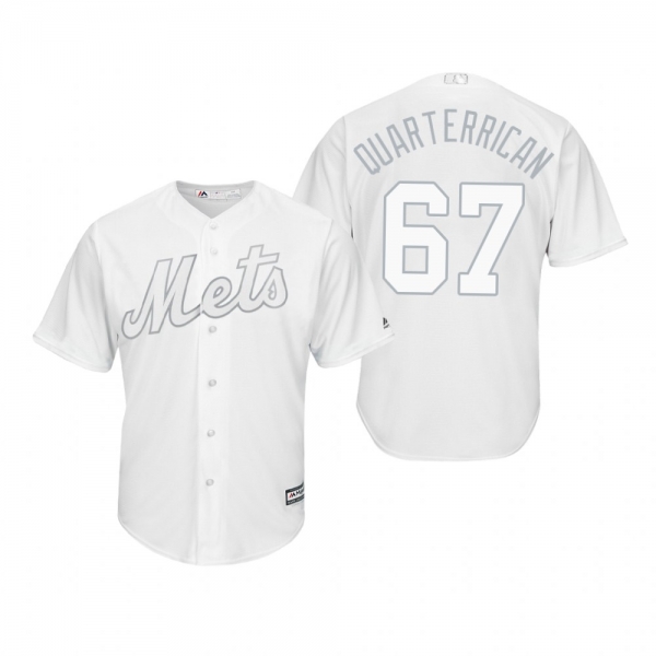 New York Mets Seth Lugo Quarterrican White 2019 Players' Weekend Replica Jersey