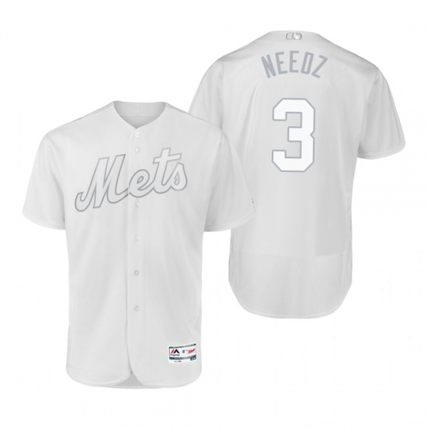 New York Mets Tomas Nido Needz White 2019 Players' Weekend Authentic Jersey