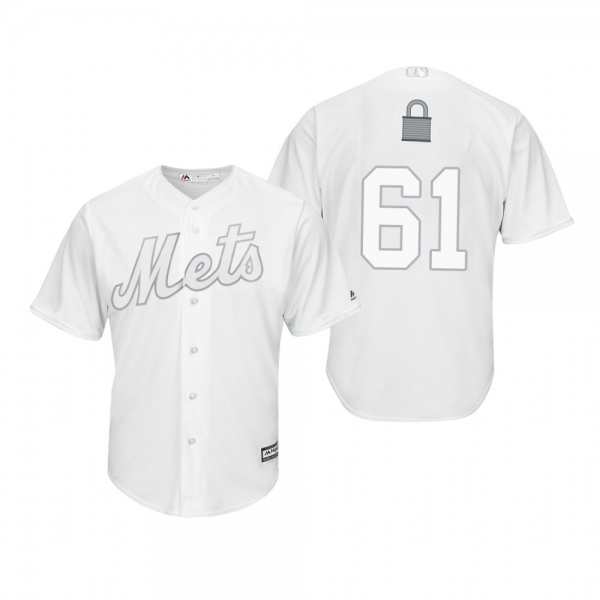 New York Mets Walter Lockett White 2019 Players' Weekend Replica Jersey