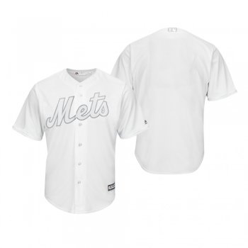 New York Mets White 2019 Players' Weekend Majestic Team Jersey