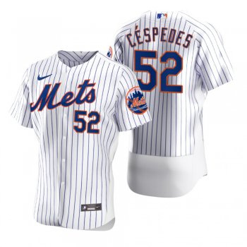 New York Mets Yoenis Cespedes Nike White 2020 Authentic Jersey