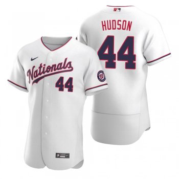 Men's Washington Nationals Daniel Hudson Nike White Authentic 2020 Alternate Jersey