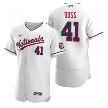 Men's Washington Nationals Joe Ross Nike White Authentic 2020 Alternate Jersey