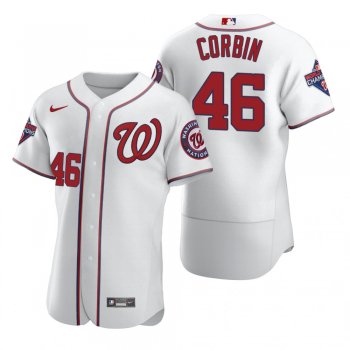 Washington Nationals Patrick Corbin Nike White 2020 Authentic Jersey