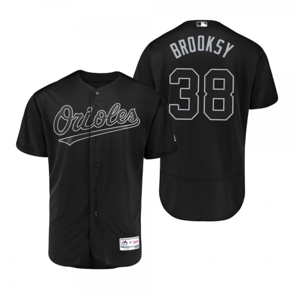 Baltimore Orioles Aaron Brooks Brooksy Black 2019 Players' Weekend Authentic Jersey