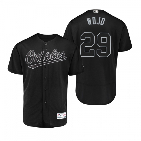 Orioles Asher Wojciechowski Wojo Black 2019 Players' Weekend Authentic Jersey