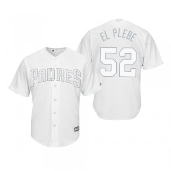 San Diego Padres Andres Munoz El Plebe White 2019 Players' Weekend Replica Jersey