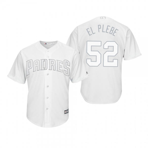 San Diego Padres Andres Munoz El Plebe White 2019 Players' Weekend Replica Jersey