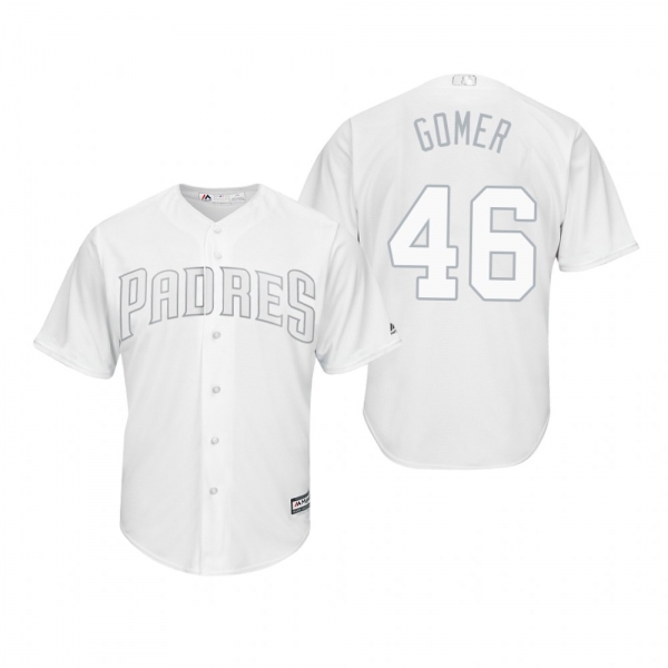 San Diego Padres Eric Lauer Gomer White 2019 Players' Weekend Replica Jersey