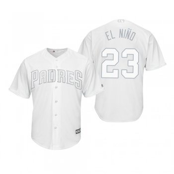 San Diego Padres Fernando Tatis Jr. El Nino White 2019 Players' Weekend Replica Jersey