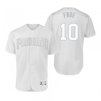 San Diego Padres Hunter Renfroe Froe White 2019 Players' Weekend Authentic Jersey