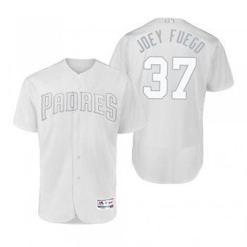 San Diego Padres Joey Lucchesi Joey Fuego White 2019 Players' Weekend Authentic Jersey