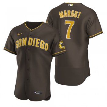 Men's San Diego Padres Manuel Margot Nike Brown Authentic 2020 Alternate Jersey