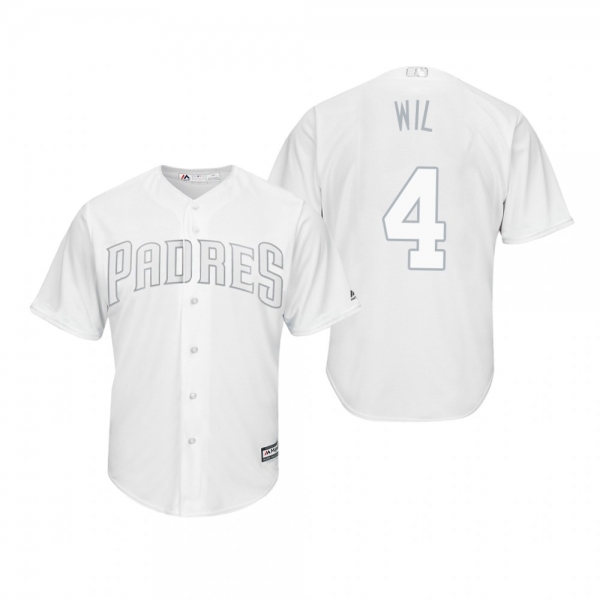 San Diego Padres Wil Myers Wil White 2019 Players' Weekend Replica Jersey