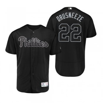 Philadelphia Phillies Andrew McCutchen Drusneeze Black 2019 Players' Weekend Authentic Jersey