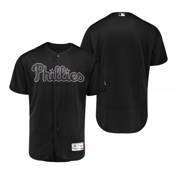 Philadelphia Phillies Black 2019 Players' Weekend Authentic Team Jersey