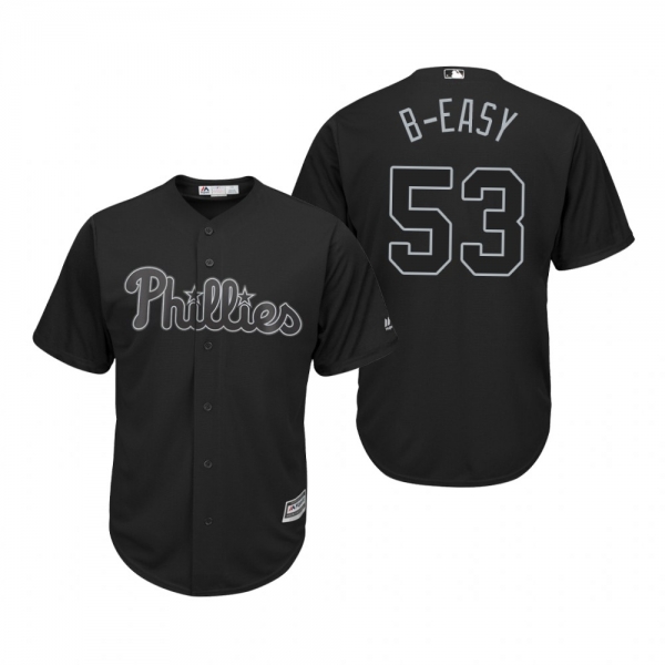 Philadelphia Phillies Blake Parker B-Easy Black 2019 Players' Weekend Replica Jersey