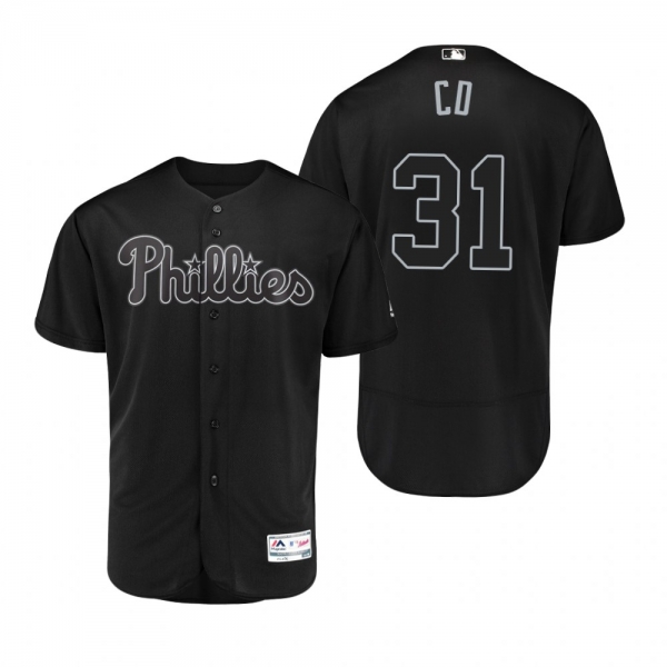 Philadelphia Phillies Corey Dickerson CD Black 2019 Players' Weekend Authentic Jersey