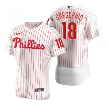 Philadelphia Phillies Didi Gregorius Nike White 2020 Authentic Jersey