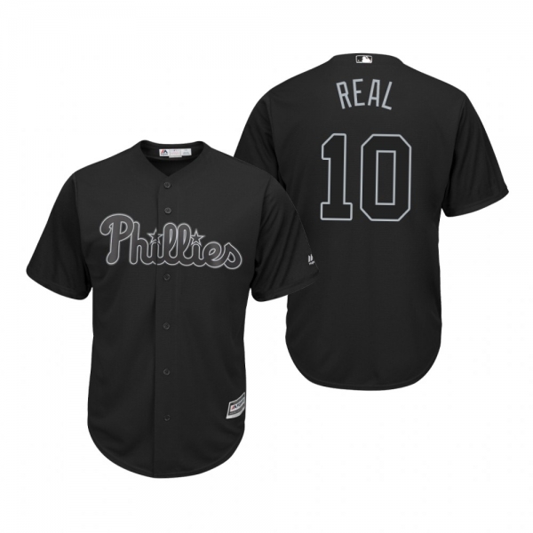 Philadelphia Phillies J.T. Realmuto Real Black 2019 Players' Weekend Replica Jersey