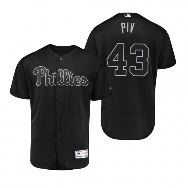 Philadelphia Phillies Nick Pivetta Piv Black 2019 Players' Weekend Authentic Jersey