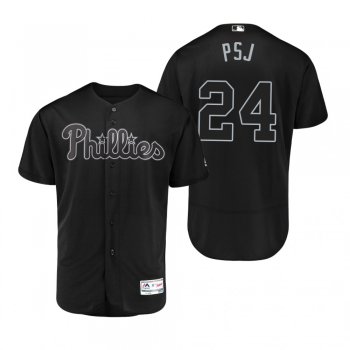 Philadelphia Phillies Roman Quinn Psj Black 2019 Players' Weekend Authentic Jersey